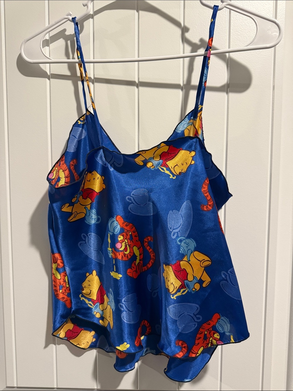 Blue Winnie the Pooh & Tigger Satin Lounge Set - Picture 3 of 8